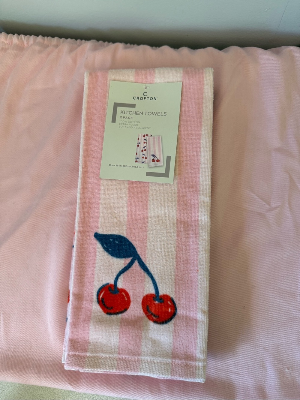 Crofton Cherry Kitchen Towels - 2 Pack